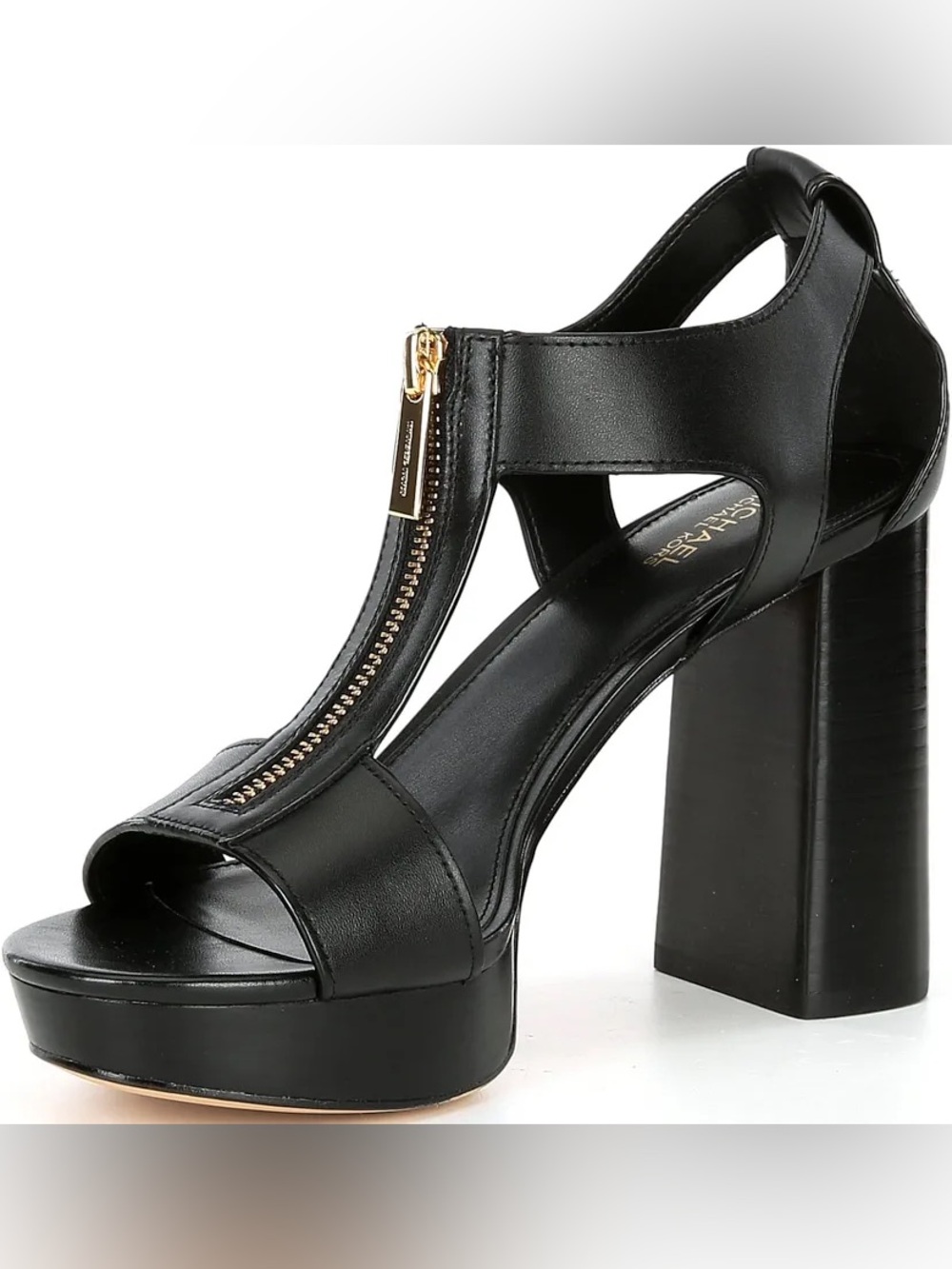 New Michael Kors Berkley T-Strap Sandal Platform Heel - Picture 9 of 10